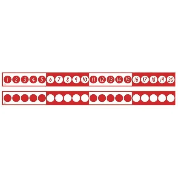 Number Line Strips 1-20 (set of 10) Teachers Resources School Educational
