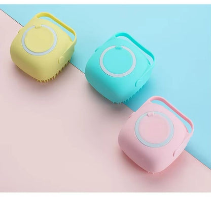 3Pack baby grooming brush shampoo silicone hair comb bath children toddler set