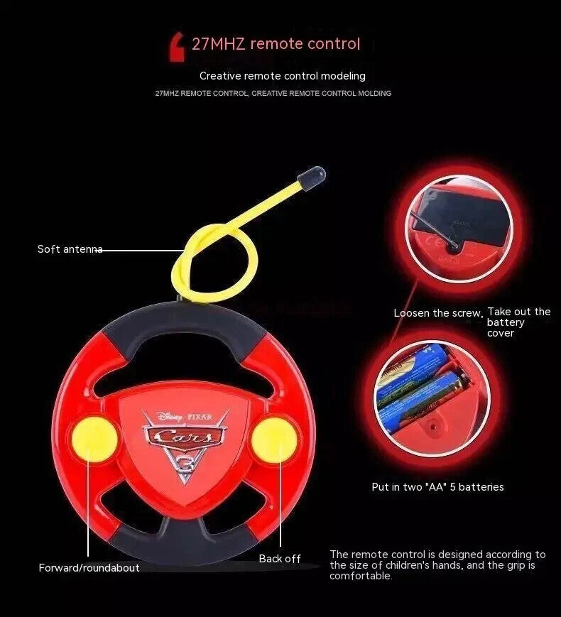 15CM LIGHTNING MCQUEEN ELECTRIC RC RADIO REMOTE CONTROL CAR KIDS CHILDS PLAY TOY