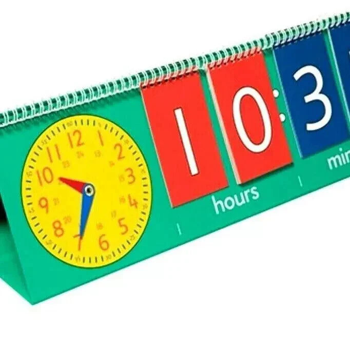 Time Flip Chart Stand Maths Resources Student Home School Primary Teacher Aids