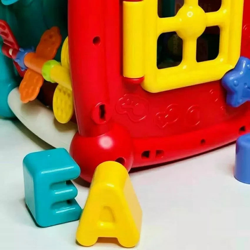 Bluetooth 6 in 1 Activity Cube Study Music Box Bead Game Baby Baby Education Toy