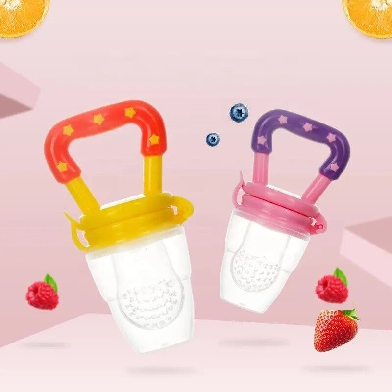 6x Baby Food Nibbler Fresh Pacifier Feeder Kids Fruit Feeding Nibbles Safety
