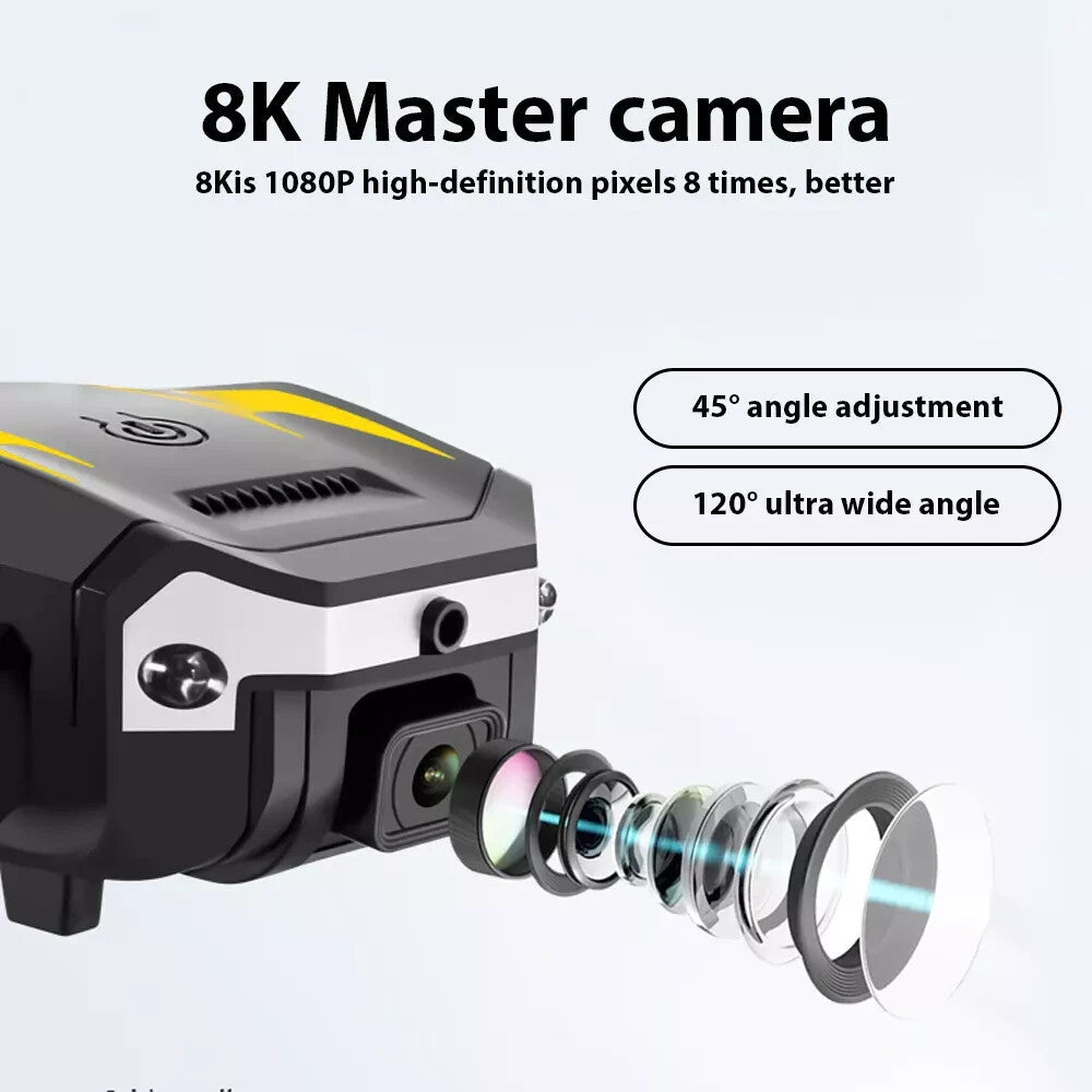 5G 8K Drone with HD Camera GPS Drones WiFi FPV Foldable RC Quadcopter Battery