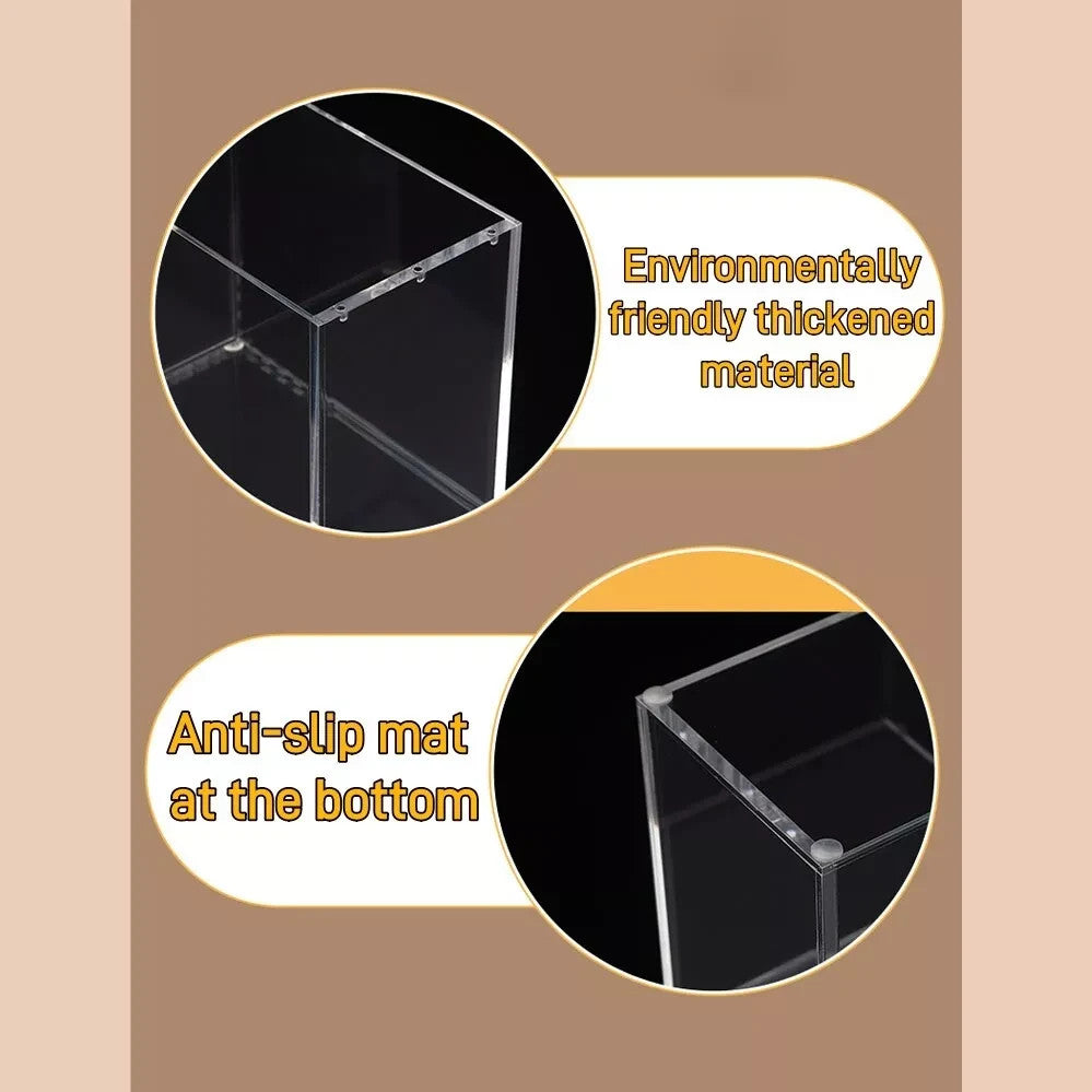 Premium Acrylic Display Case For Pokémon Booster Box Elite Trainer Magnetic Lid