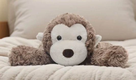 35cm Jim Monkey Plush Toy-Ultra-Soft Collectible Stuffed Animal Monkey Gift Shy